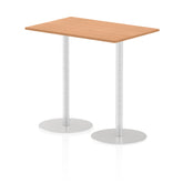 Dynamic Italia 1200 x 800mm Poseur Rectangular Table Oak Top 1145mm High Leg ITL0260 DD